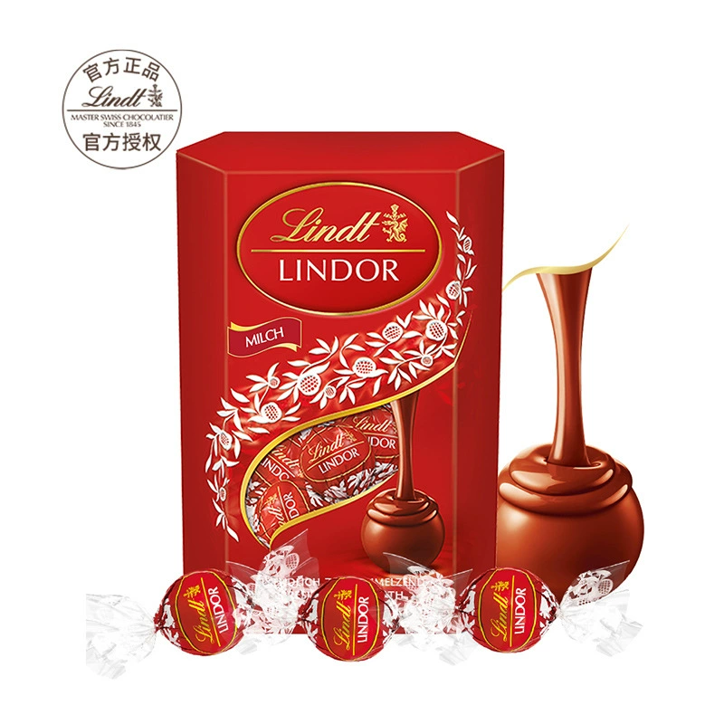 Шоколад Lindt импортированный мягкий шар молочный черный шоколад свадебная конфета новогодний подарок коробка оптом