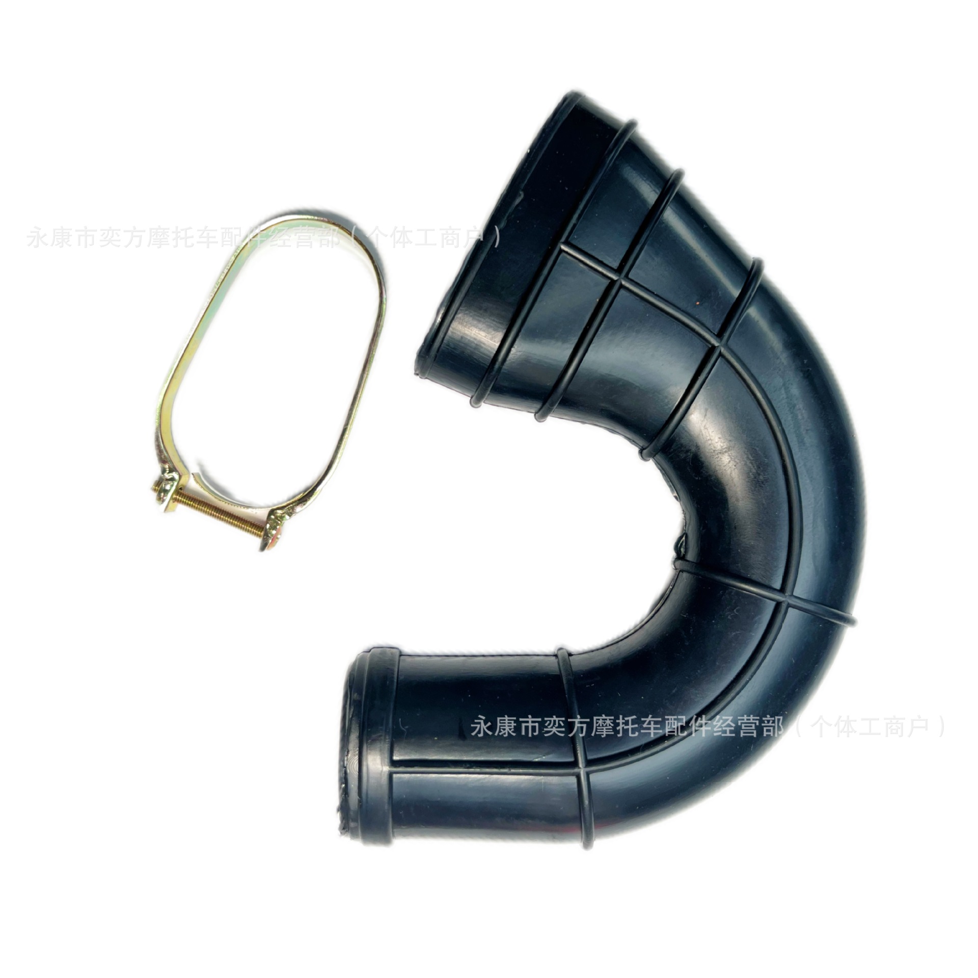 Air Intake Pipe Side Cover, Universal Parts for Gy6 Engines, Random Color of the Clamp