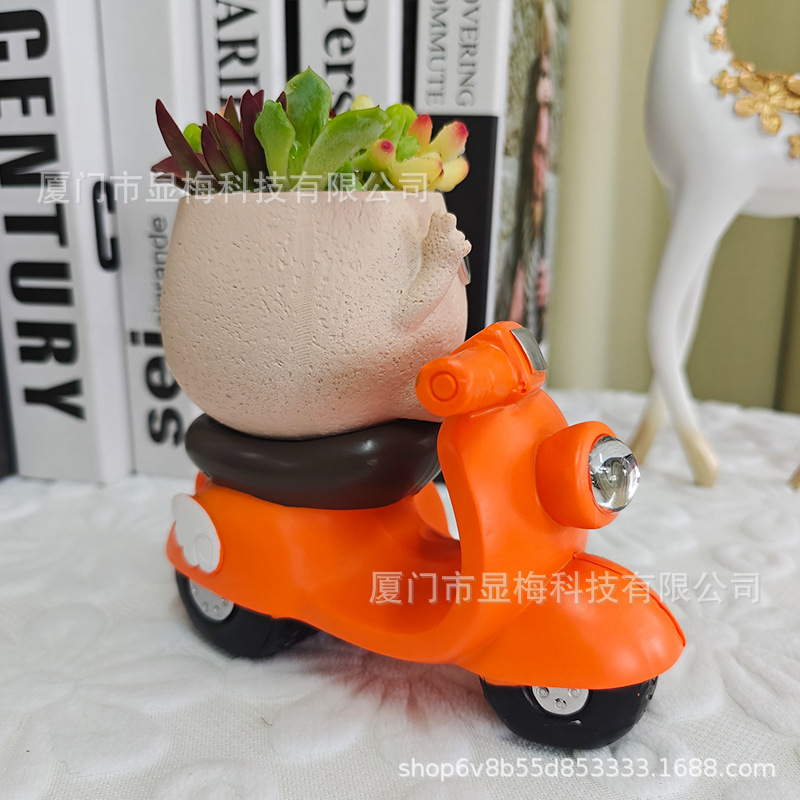 Maceta decorativa creativa para plantas de interior