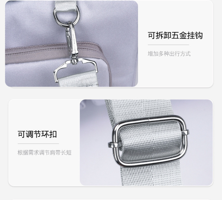 Multi-compartment portable laptop bag, multi-functional hand-held, fashionable and simple gaming laptop shoulder bag undefined