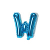 Blue balloon, layout, decorations, 16inch, gradient, English letters