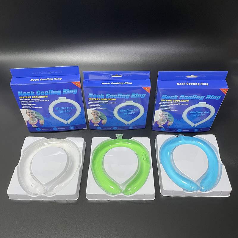 Cross -border Good Goods Source Summer Ice Blind Neck Belly Pillow Belo Ice Cushion Hanging Neck Circles Cold Stick Cold Calling Cooling Belly Circle