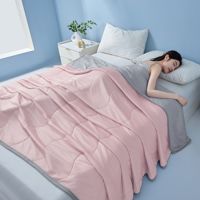 웨이브 그리드 - 라이트 핑크 [수출품질 - 품질검사 완료]