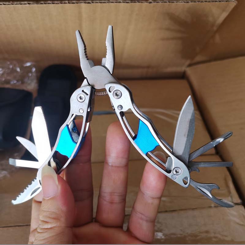 小号 蝴蝶钳不锈钢多功能钳户外多用折叠EDC小刀钳迷你口袋工具钳