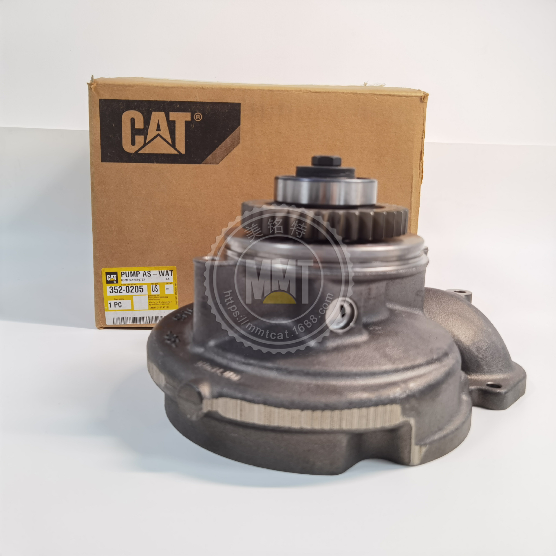CAT卡特C13 345C水泵352-0205冷却系统3520205发动机挖掘机旋挖钻