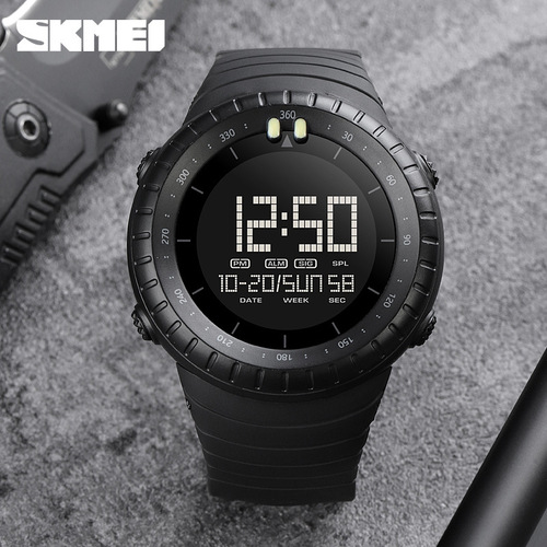 Skmei Time Meida Dial Student Electronic Sports Watch Cross-border Foreign Trade Multifunctional Watch Men's Watch Wholesale