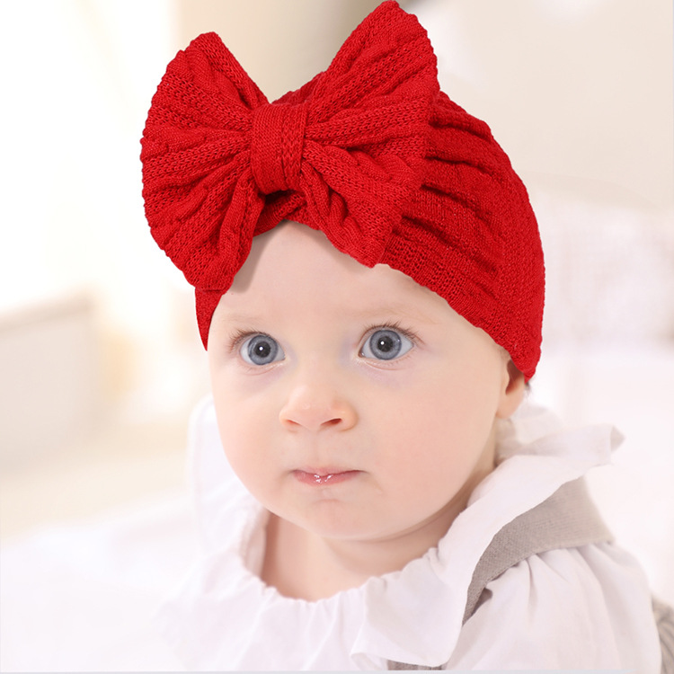 Bébé Printemps Et Automne Nouveau-né Mignon Chapeau D'arc Désossé Modèle De Chanvre display picture 1