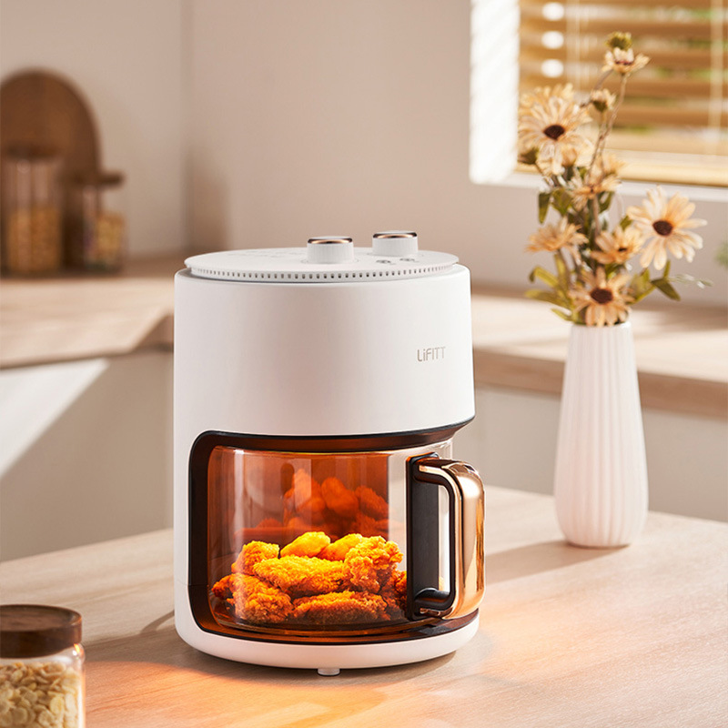 Lefei New Air Fryer Household 5.5L Visual Large Capacity Fryer Multifunctional Oven