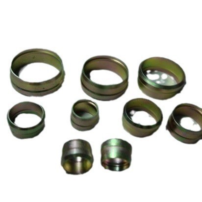 不锈钢304单卡套 碳钢镀锌单卡套 卡圈双卡环密封圈 双卡箍接头