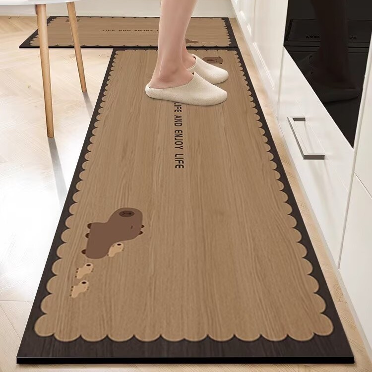 주방 바닥 매트 먼지 방지 미끄럼 방지 매트 2