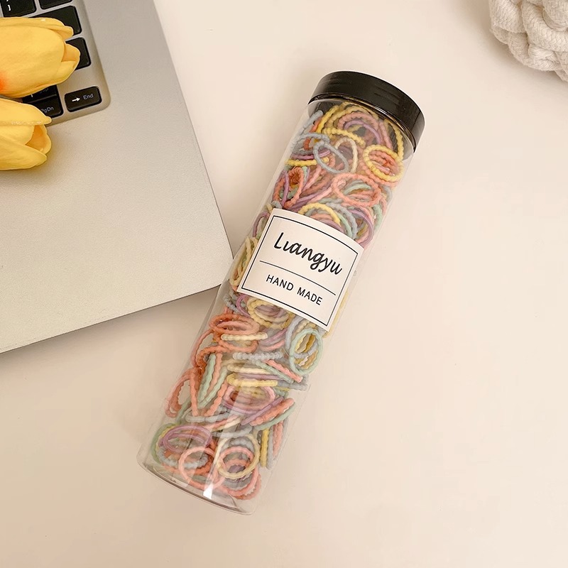 Ligas para el Cabello de Alta Elasticidad de Materiales Mixtos Duraderas para Mujeres