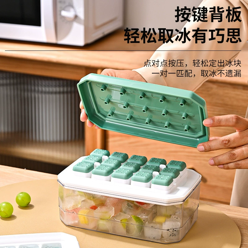 Ice cubes, mold, capacious food silicone
