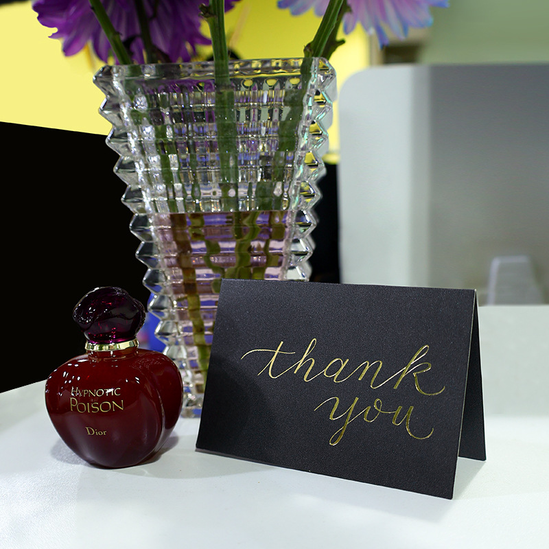 Ventas directas de la fábrica Día del maestro personal de la empresa gracias tarjeta de felicitación mensaje comercial tarjeta de felicitación simple pequeña tarjeta de felicitación al por mayor