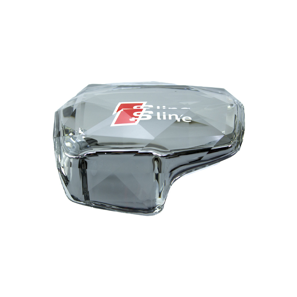 Nuevo accesorio de bola de cambio de marchas de cristal para Audi A4 cubierta de decoración interior de automóvil image 5