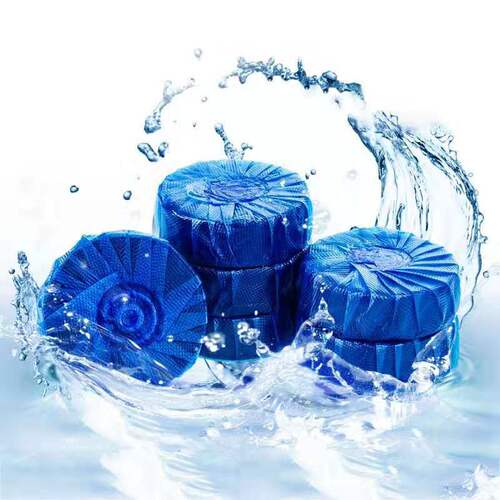 Lemon scented toilet block, blue bubble toilet cleaner, toilet cleaning effervescent tablet, toilet cleaner, toilet cleaner, toilet cleaner