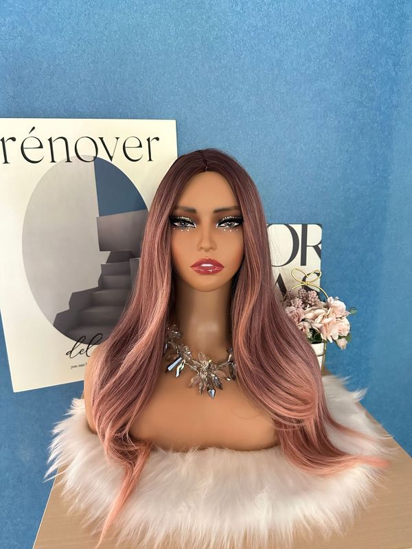 欧米の女性のかつらの頭の型のmannequin headの半身の両肩のPVCのモデルの特頭は展示の道具を撮影します。|undefined