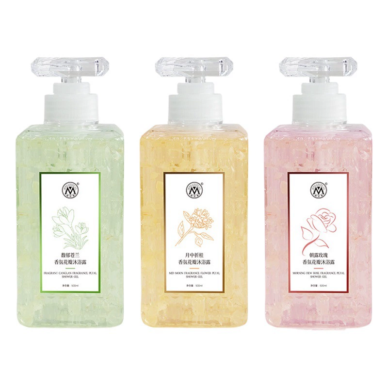 Маленькая Красная книга лепестки аромата цветов розы Лепестки геля для душа большой емкости стойкий аромат TikTok популярный производитель