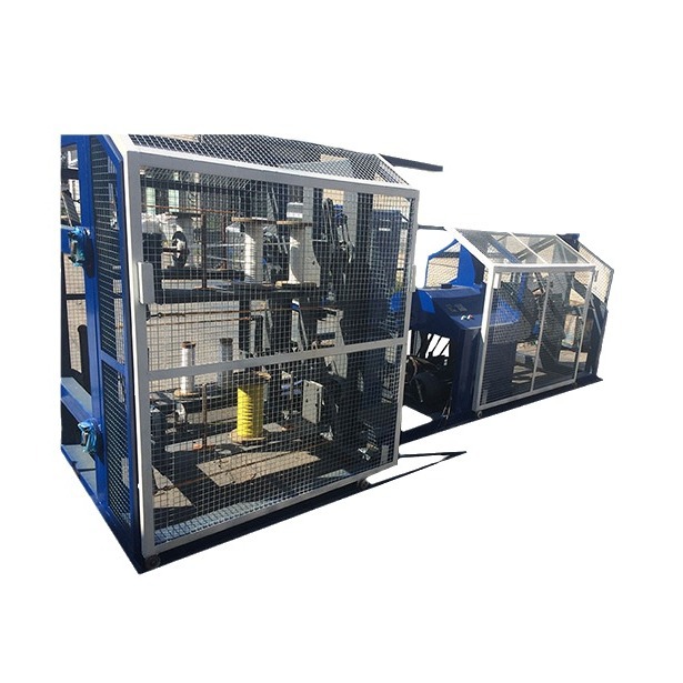 莱州通源：制绳机，三合一塑料圆丝扭绳机