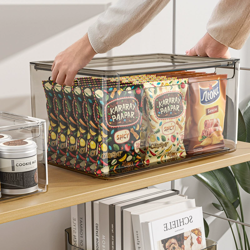 Настольная коробка для хранения косметической маски для закусок корзины Коробка для обработки коробки акриловая прозрачная коробка для домашнего хранения