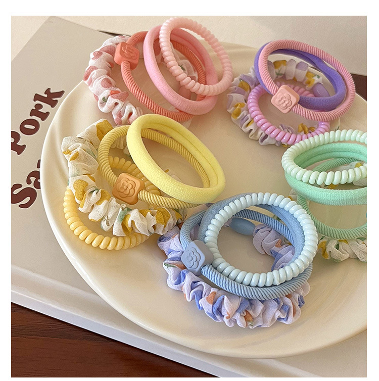 Einfacher Stil Klassischer Stil Frau Einfarbig Haargummi display picture 3