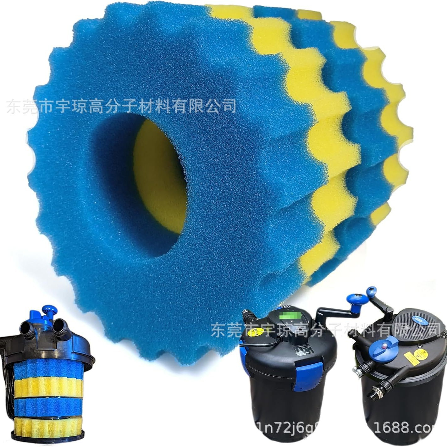 厂家批发 SUNSUN/Grech CPF-2500/ CPF-3500过滤器替换生化过滤棉