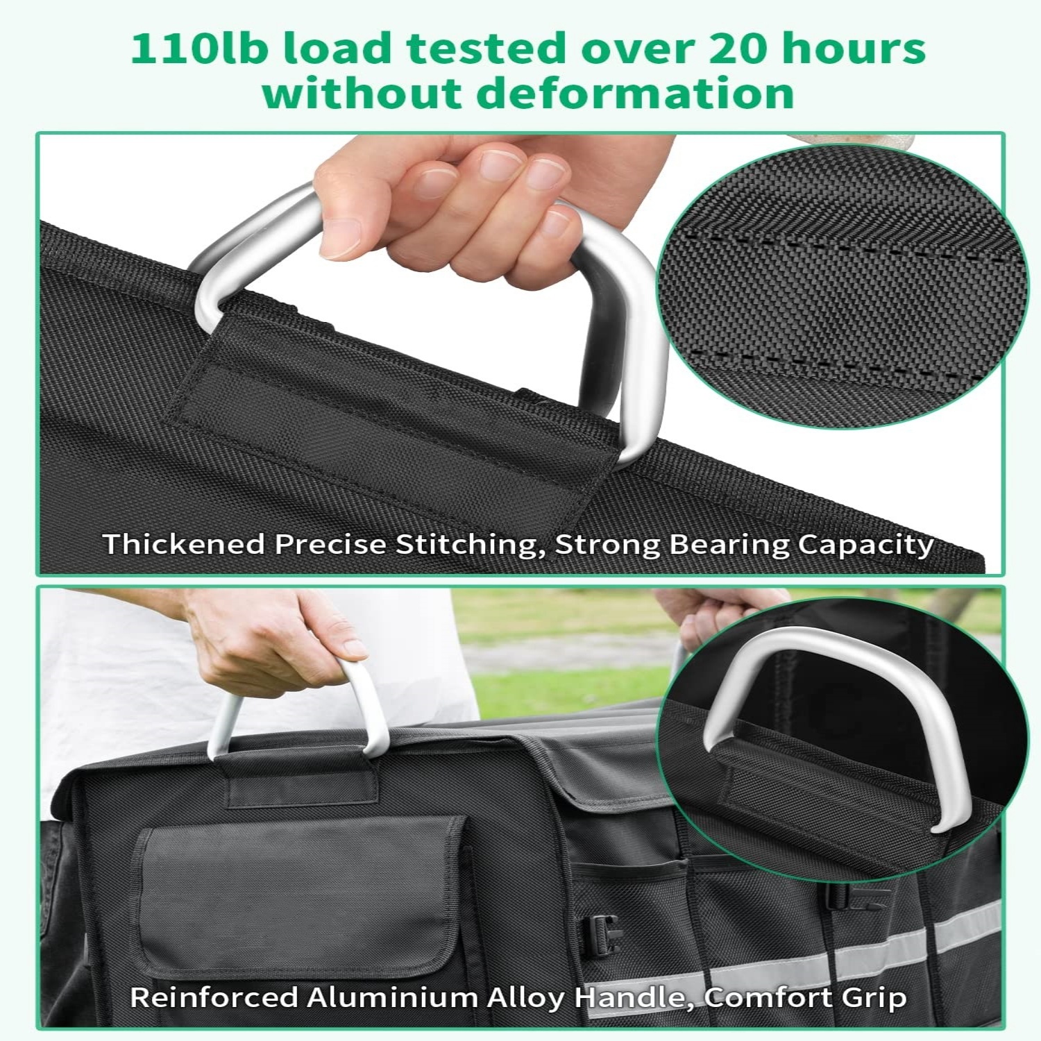 Car Glove Box Oxford Cloth Car Storage Folding Storage Box Trunk Storage Box