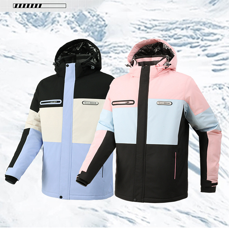 山系潮牌滑雪服男女滑雪衣防水保暖加厚透风透气户外加厚棉衣外套