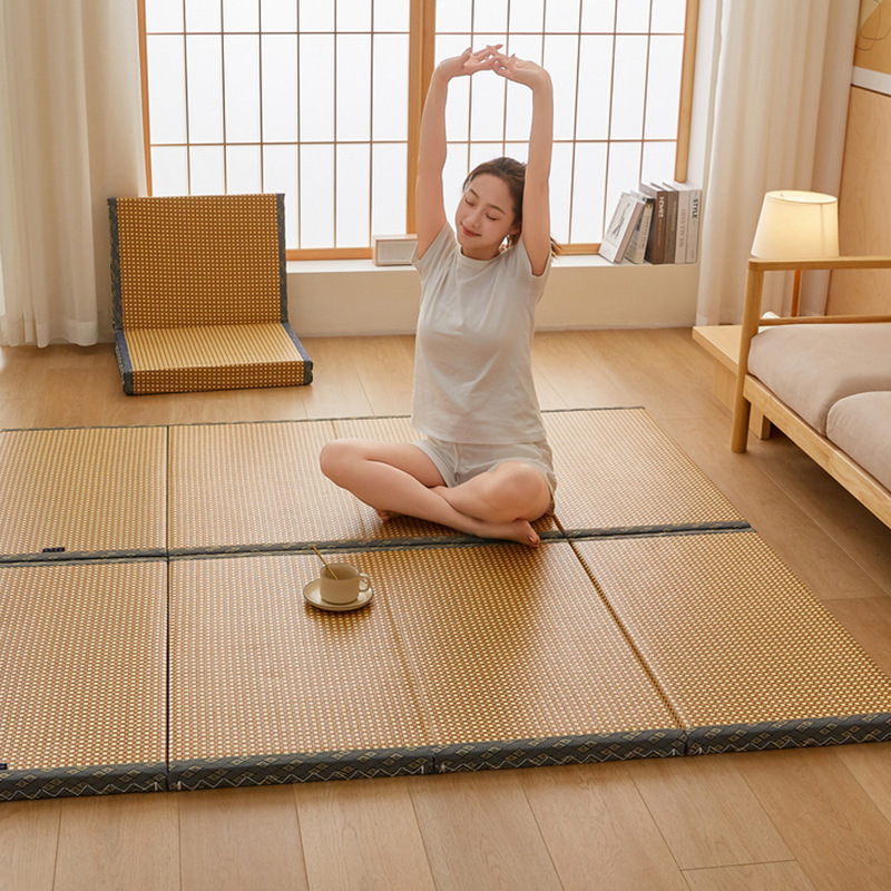 畳マット 折りたたみ式 床寝専用マット 夏用 出窓 リビングルーム 昼休み 床マット|undefined