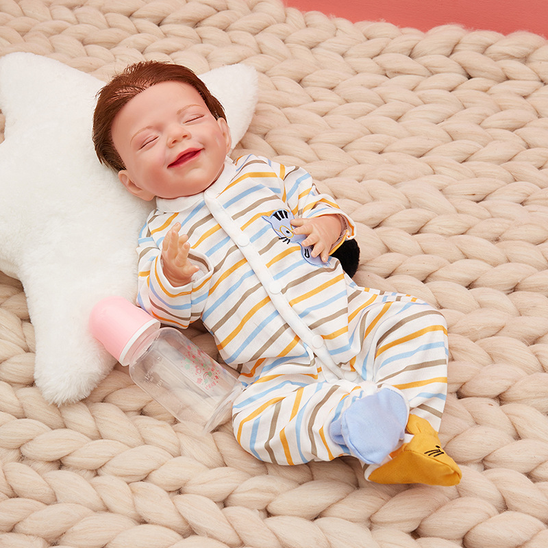 Nueva Llegada De abril renacer muñeca simulación muñeca renacer bebé pequeño Abril