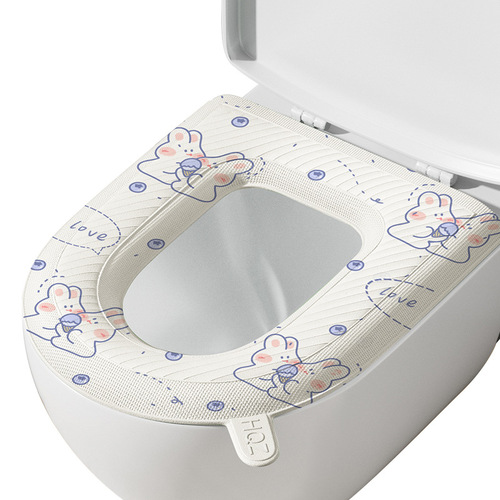 New Fashion Printed Four Seasons Universal Household Toilet Seat Cushion Cartoon Cute Toilet Seat Seat Cover Wholesale