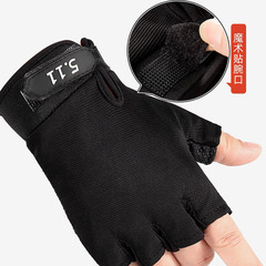 Combat gloves half-finger for men and women, slip-resistant, wear-resistant, breathable, outdoor training, cycling, military enthusiasts, tactical, 511 factory wholesale