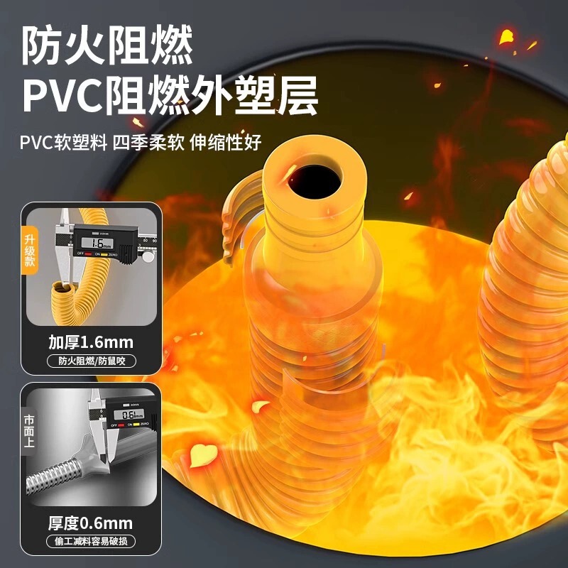 ガス管ガス管ガス管天然ガス液化ガス管家庭用ガスコンロ金属防爆ホースマウス噛み防止|undefined