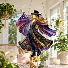 �羳Witchy Rock Muse Acrylic Suncatcher�������L������������