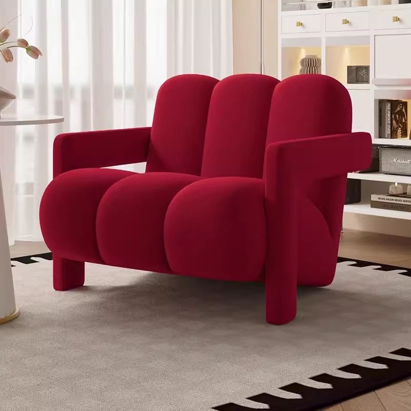 Diseñadores nórdicos de lujo ligero sillas casuales individuales, balcón del dormitorio de la Sala de estar, recepción simple, zona de descanso, sofás y sillas perezosas