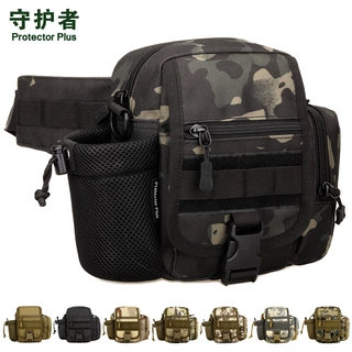 Y117-竖版轻骑腰包 战术腰包多用斜挎包骑行包运动男包水杯套腰包