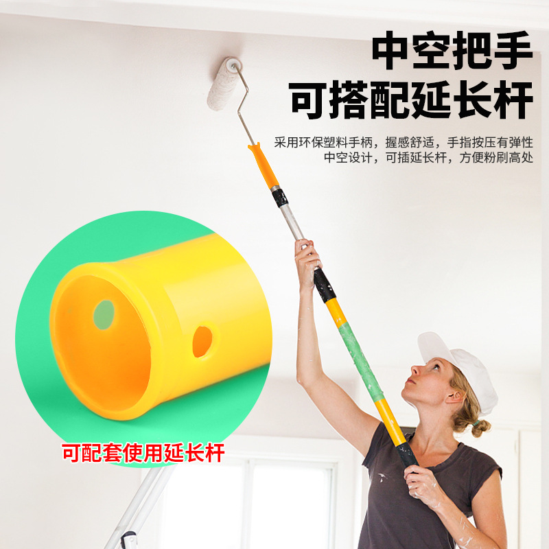 8 pulgadas esponja de pintura mini cepillo de cilindro cepillo de cilindro al por mayor flores pequeñas flores grandes flores