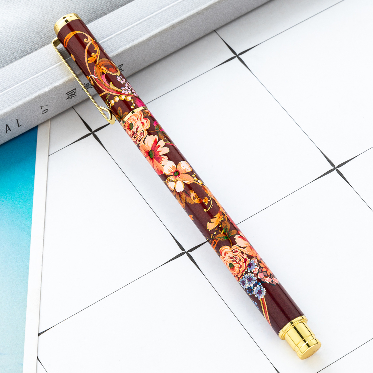 Impresión de transferencia térmica creativa lápiz de firma de película impresa de varilla completa lápiz de bola puede grabar logotipo de regalo de comercio exterior lápiz publicitario