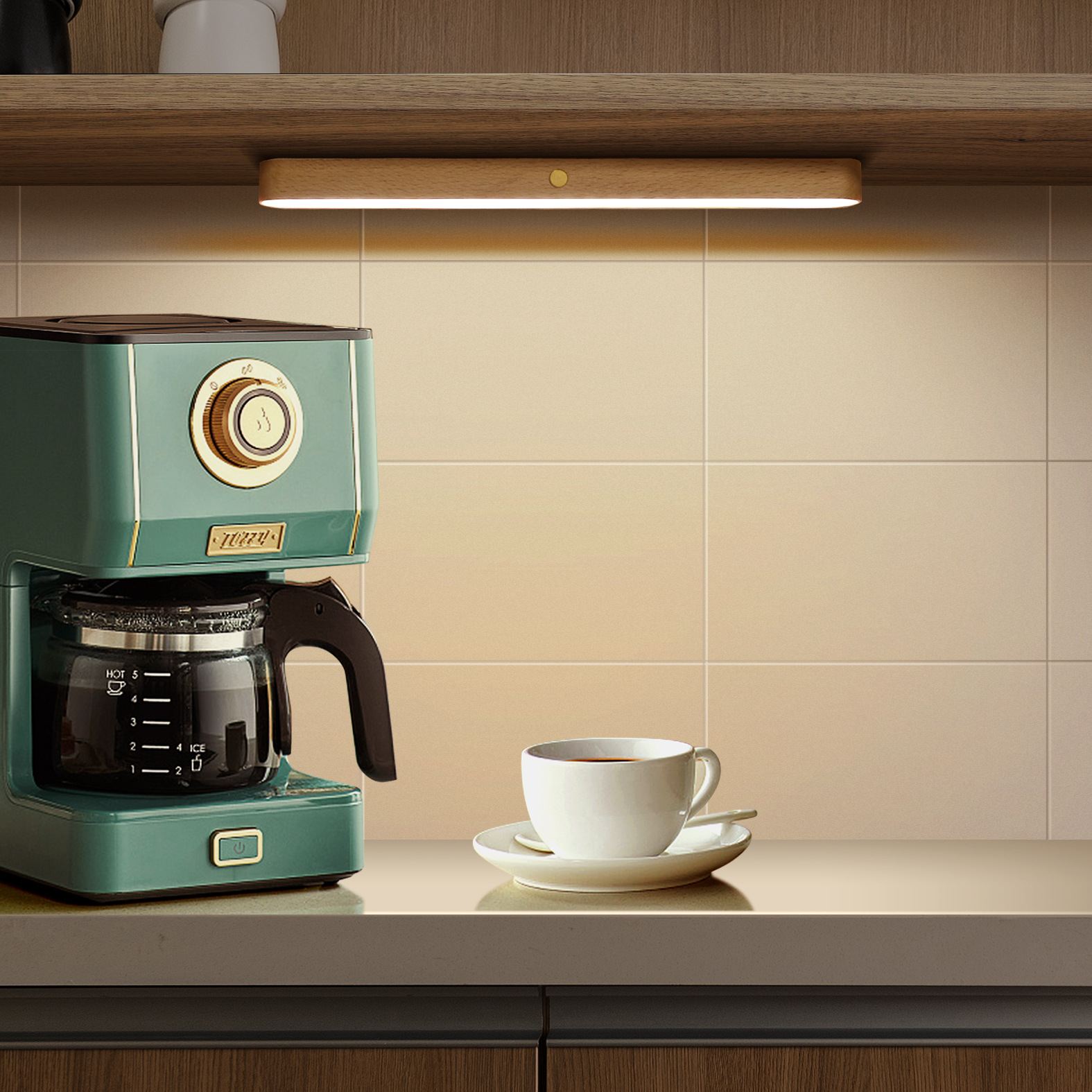 Simple espejo frontal Luz de relleno de iluminación móvil luz de la noche LED de carga táctil del hogar Luz del pasillo luz de la atmósfera