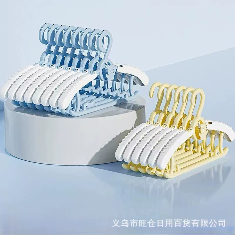 Детская вешалка Выдвижная новорожденный ребенок Нескользящая утолщенная сушилка [качество 46 г вес]