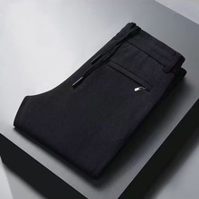 灯芯绒男裤加肥加大码春秋胖子直筒宽松运动休闲条绒秋冬加绒长裤