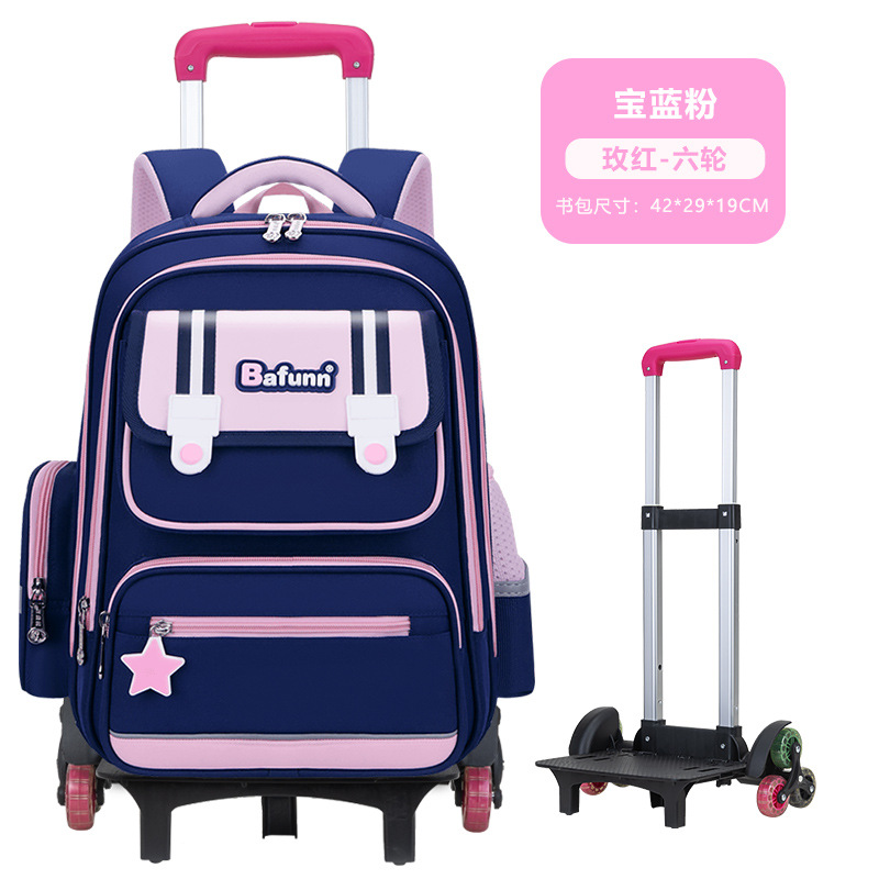 26 nuevas mochilas de tirón para estudiantes de primaria, uno, dos, tres a seis grados para niños y niñas, mochila de hombro de gran capacidad