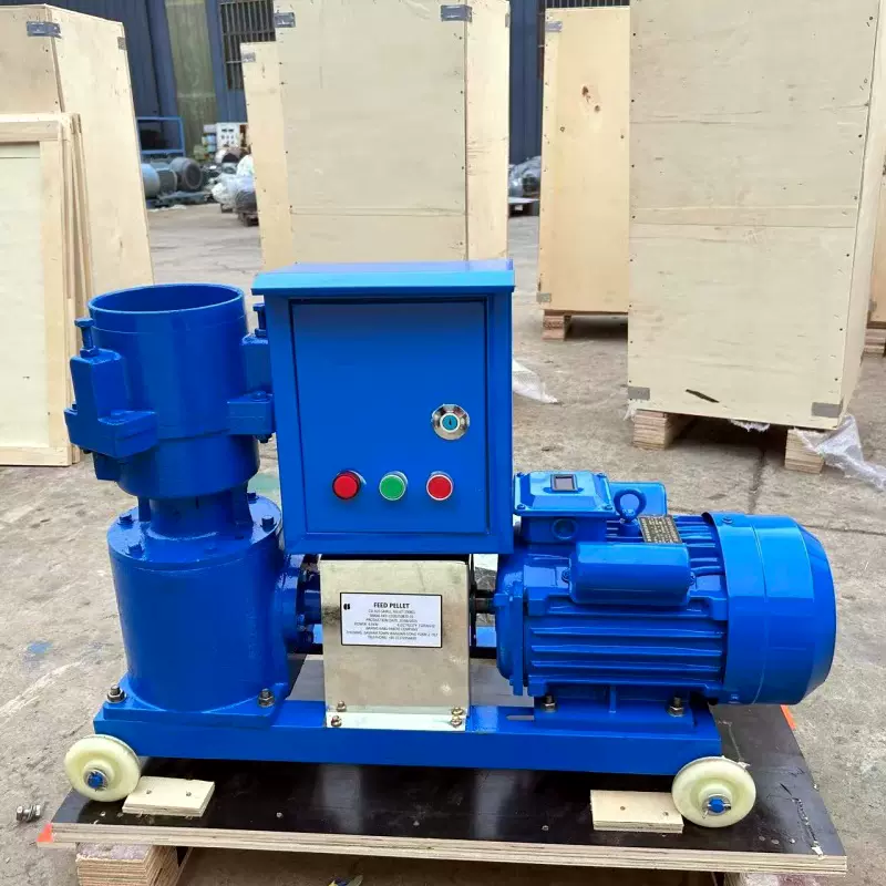 小型平模颗粒机鸡鸭鹅牛羊畜类饲料造粒机颗粒压制机压制机造粒机