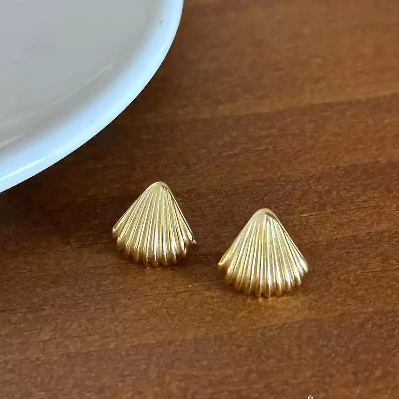 Серебряная игла из жемчуга, стильные универсальные серьги, образец серебро 925, простой и элегантный дизайн, оптом