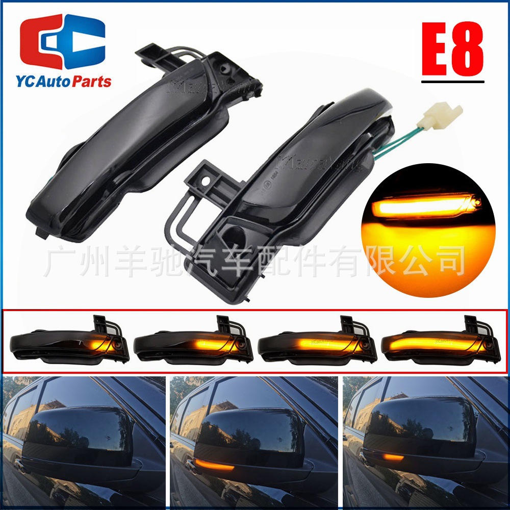 Aplicable a Jeep Grand chenoji 11-20 espejo retrovisor luz LED espejo retrovisor Luz de señal de giro modificación