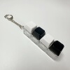 Four-button transparent shell - black