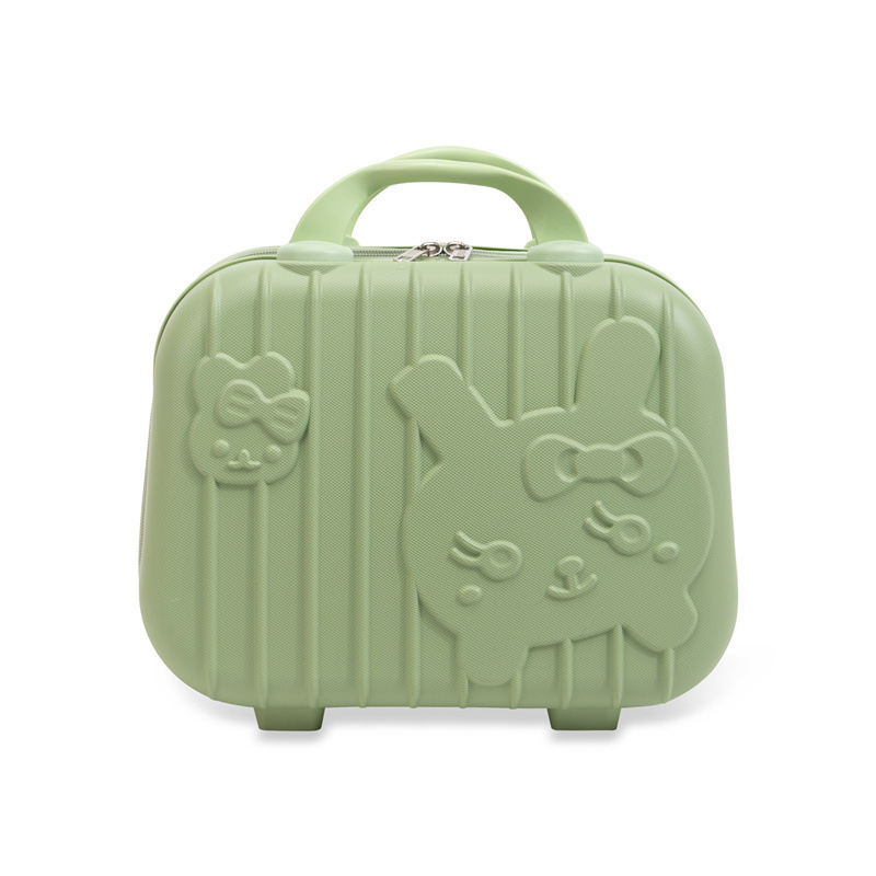 Estuche de Maquillaje Portátil de 14 Pulgadas de PP, Impermeable con Candado para Viajes