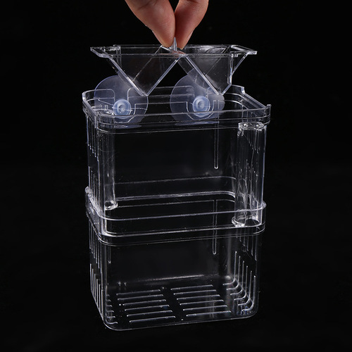 Factory Baby Fish Multifunctional Incubation Box Double Isolation Mesh Isolation Box Hanging Spawning Breeding Incubator