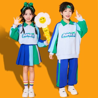 小学生运动会开幕式服装秋季儿童啦啦队演出服舞蹈幼儿园班服套装