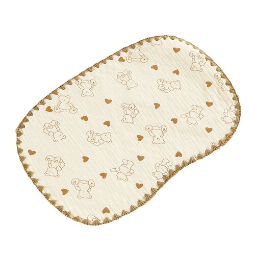 Infant Anti-Spitting-Up Cloud Pillow Class A Newborn Sweat Absorbent Pillow Baby Gauze Flat Pillow Burp Cloth One Piece Dropshipping