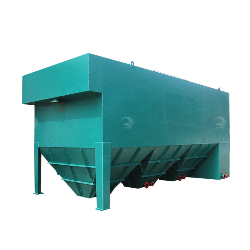 Horizontal Flow High-Efficiency Inclined Tube Sedimentation Tank Coagulation Reaction Industrial Wastewater Treatment Equipment Integrated Inclined Plate Sedimentation Tank
